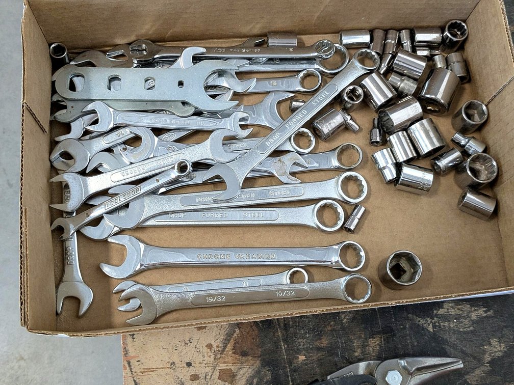 Craftsman and other sockets, wrenches and more.