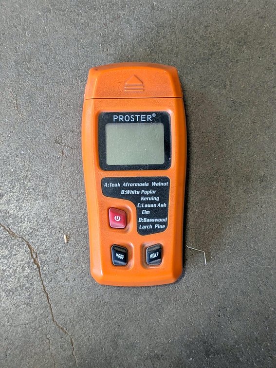 Prouster moisture gauge.