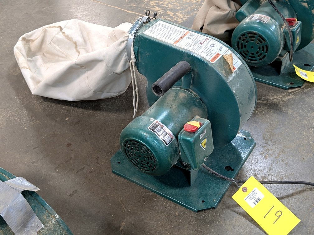 Grizzly Model G0710 1 hp wall mounted dust collector.