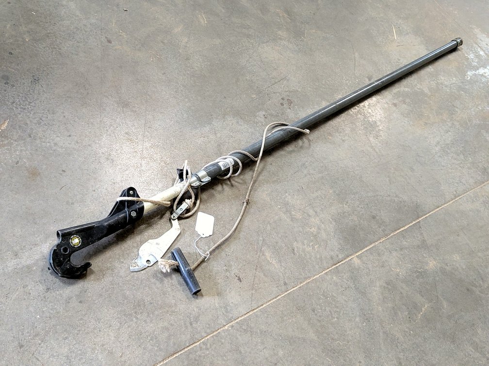 Wallace extendable pole pruner is ready to be reassembled.