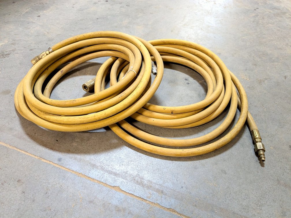 Two 3/8" air hoses.