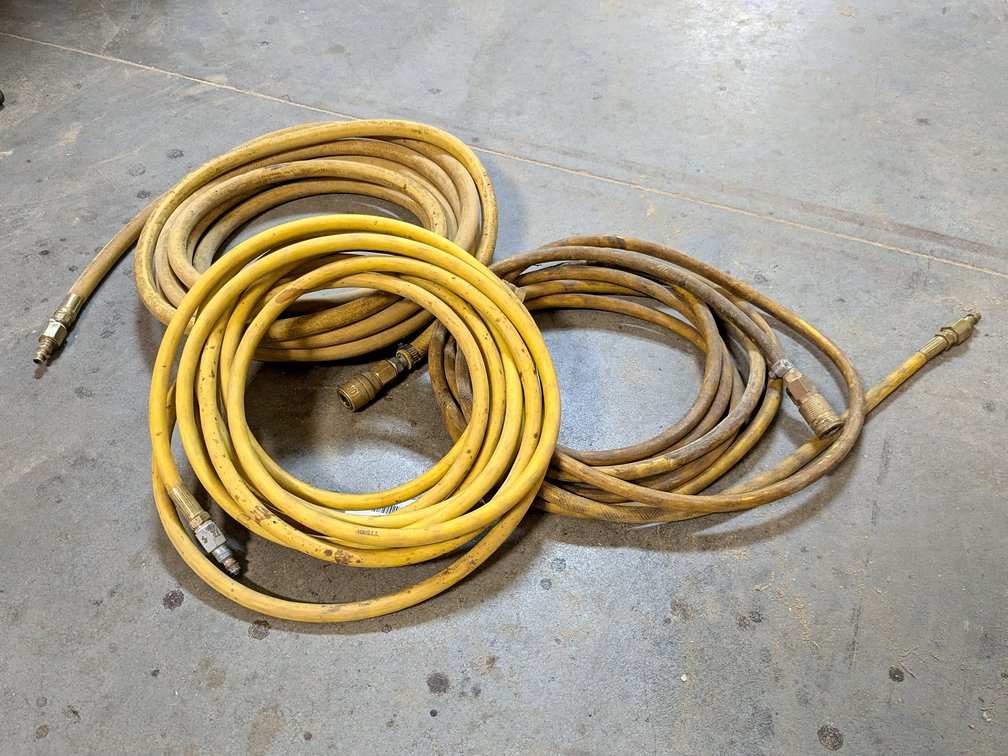 Goodyear 3/8" air hose plus two smaller.