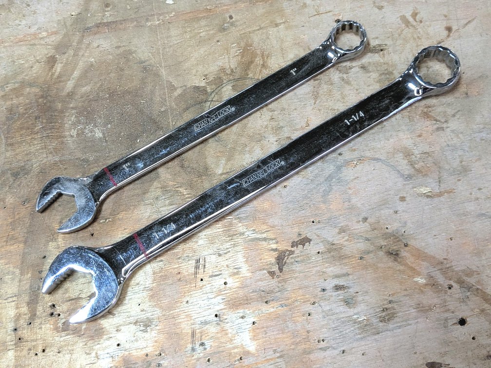 Channel lock combination wrenches up to 1-1/4".