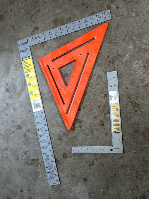 Johnson and other squares up to 2'.