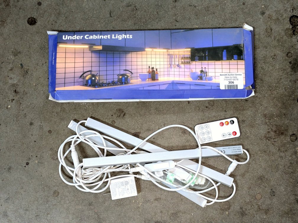 Under cabinet LED light set with remote and more.