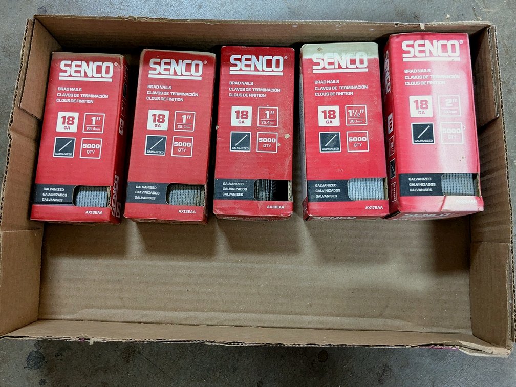 Senco 18 gauge brad nails up to 2".