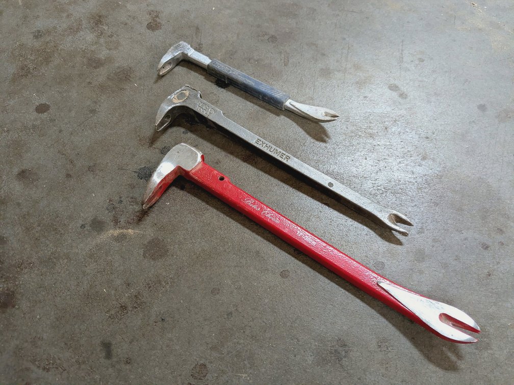 Estwing, Bates Choice and other pry bar up to 12".