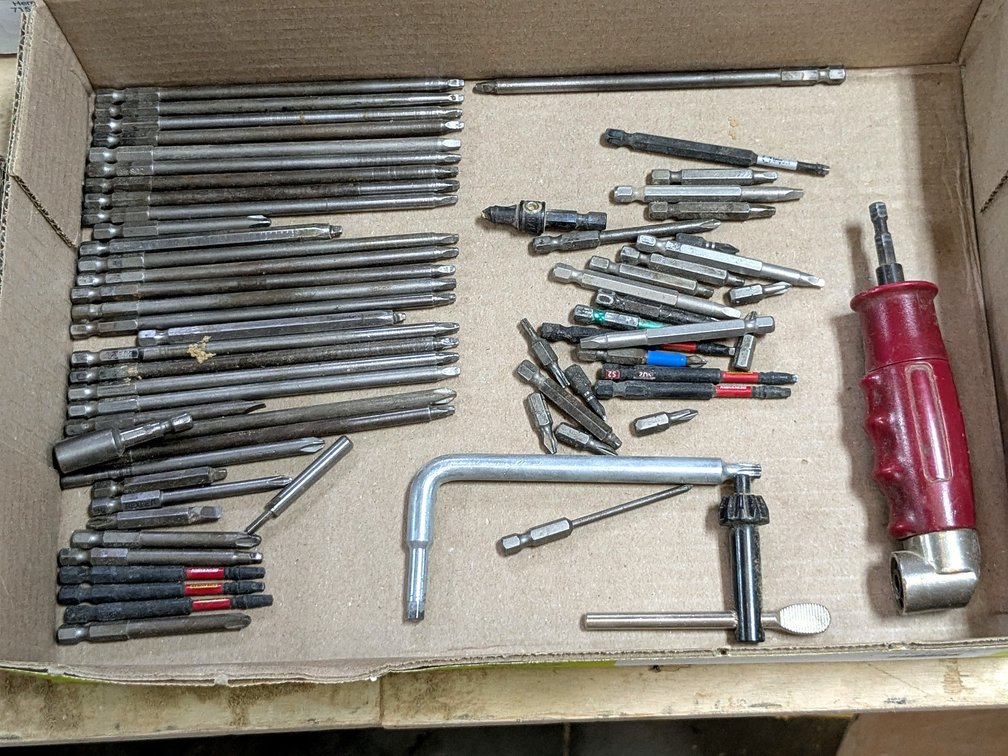 Driver bits and more, longest are 6".