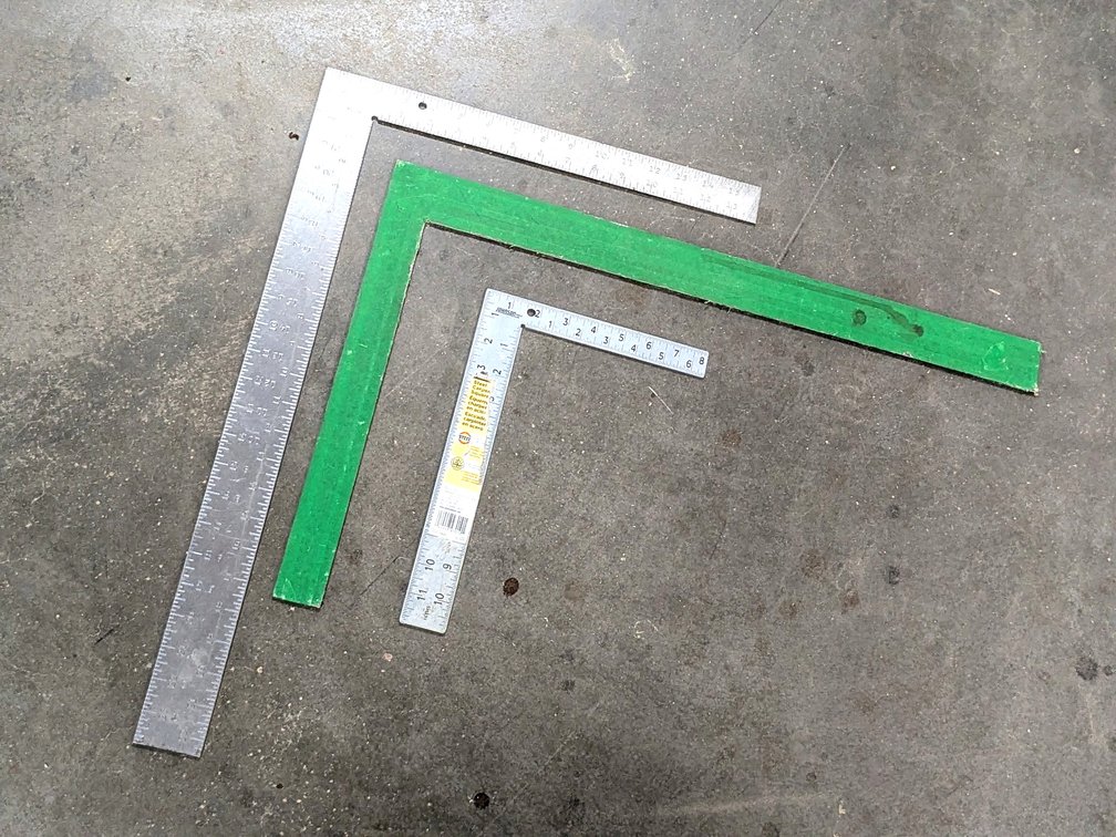 No shipping.  Starrett and other framing squares.