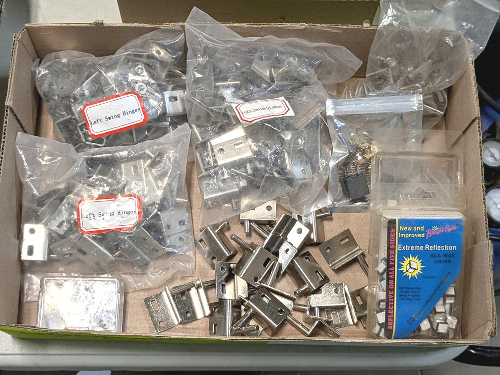 Cabinetry hinges and more.