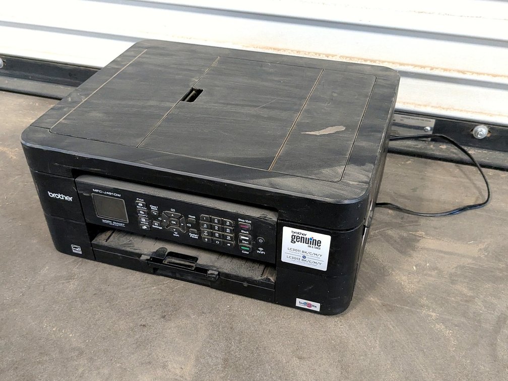 Brother WorkSmart Series printer is Model MFC-J491DW.