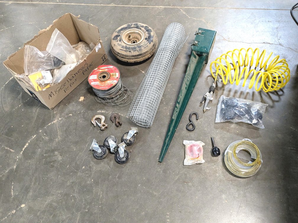 Door sweeps, air hose, casters, hardware and more.