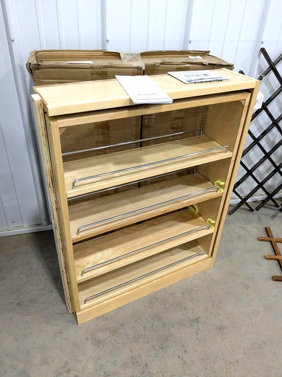 Rev-A-Shelf cabinet insert for spices or pantry measures 30" x 24" x 6"