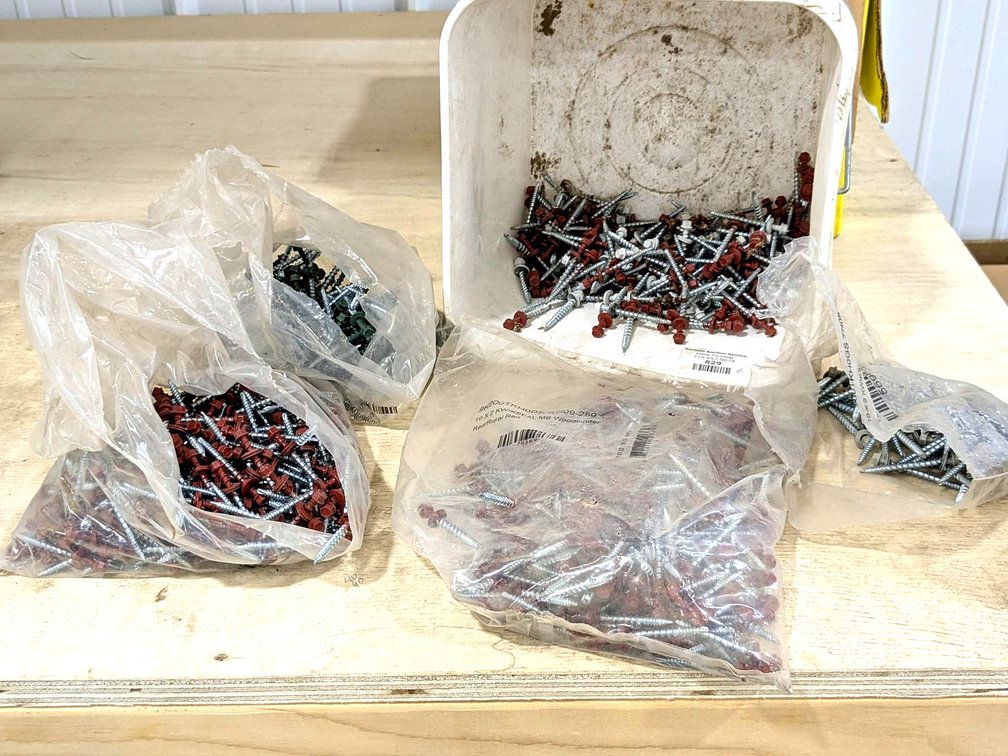 Self drilling sheet metal screws are 10x2", possibly others. .