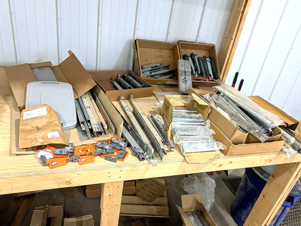 Blum and other soft close full extension drawer glides up to 31" long.