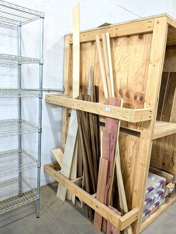 Dowels up to 1-1/4", cedar chest or closet lining, more.  Longest piece is 6'.