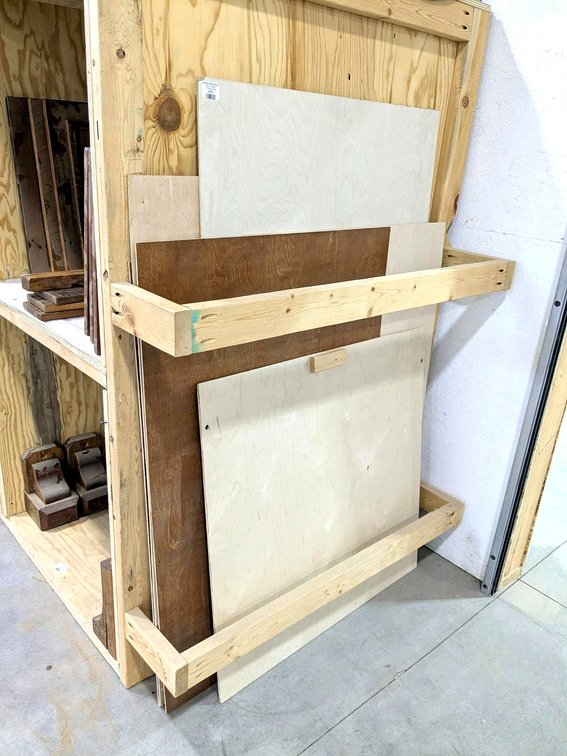 Cabinet grade 1/4" plywood up to 5'.