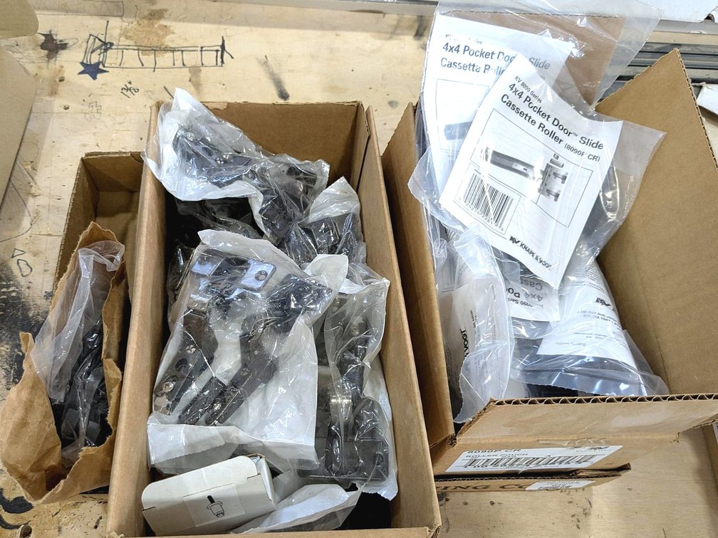 Knape & Bogt hinges and other hardware.
