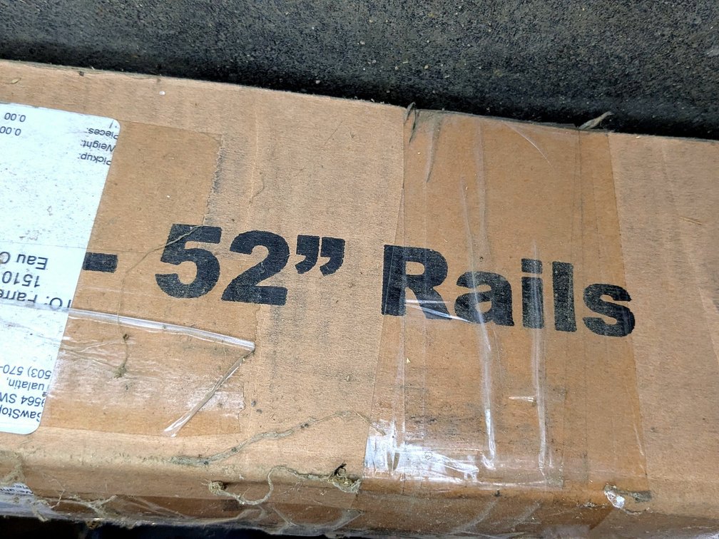NIB SawStop fence system with 52" rails. Google model number for specs.
