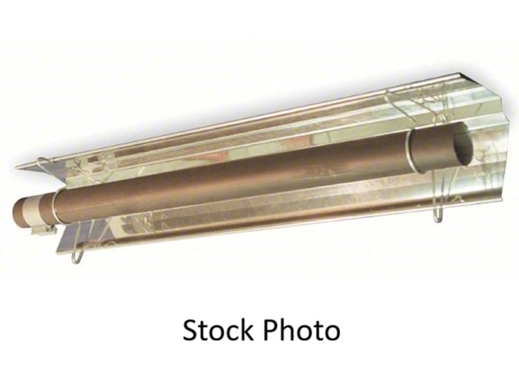 Dayton propane infrared heater system is Model 5VD78A comes with the tube and reflector panels.