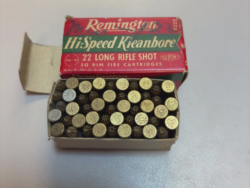 Vintage Remington Hi-Speed Kleanbore 22 Long Rifle Shot