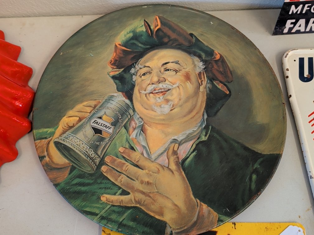 Falstaff beer tray