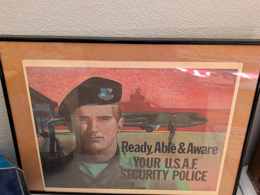 Vintage Air Force sign