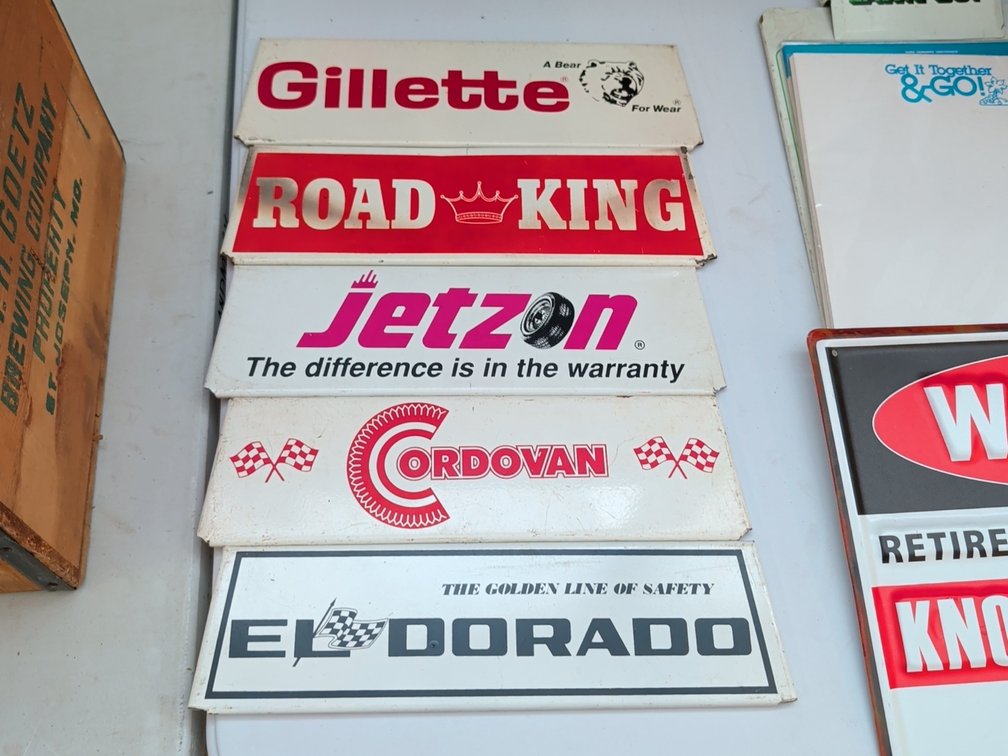 Small Automotive signs