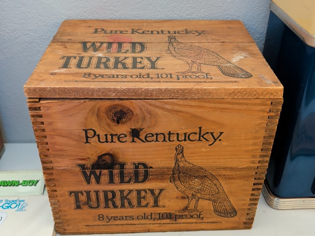 Wild Turkey wood box