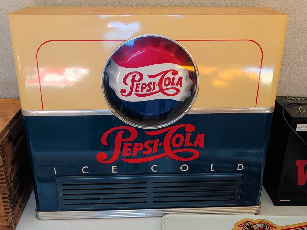 Vintage Pepsi Cola display