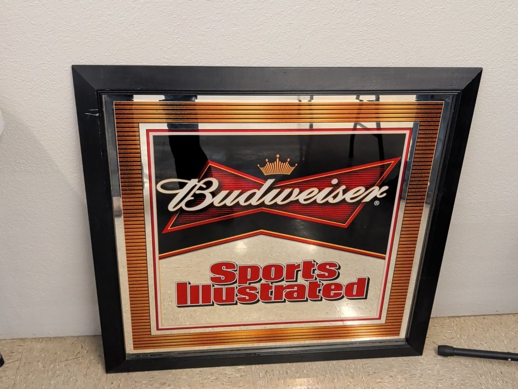Budweiser Sports Illustrated sign