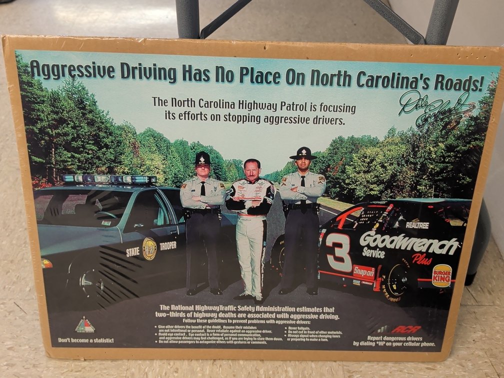 Dale Earnhardt advertising piece