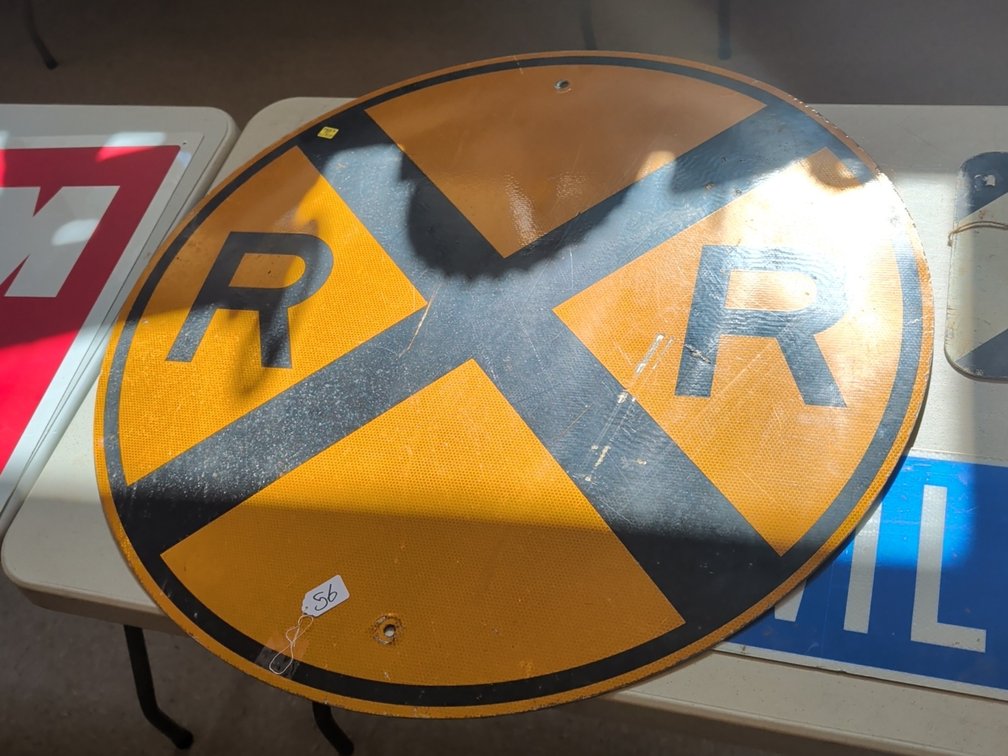 Railroad Crossing sign