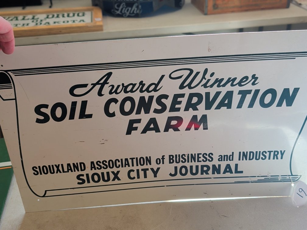 Soil Conservation Farm sign