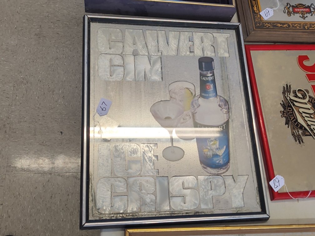 Calvert Gin mirror
