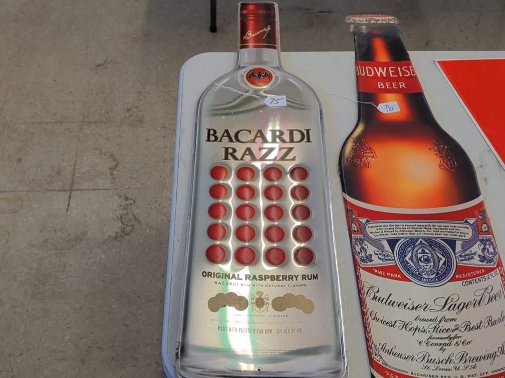 Bacardi Razz sign. 3 total