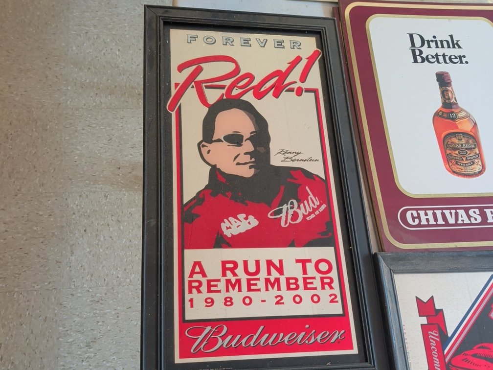 Budweiser Kenny Bernstein mirror