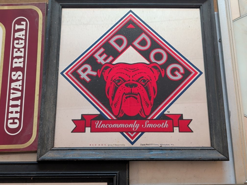 Red Dog mirror