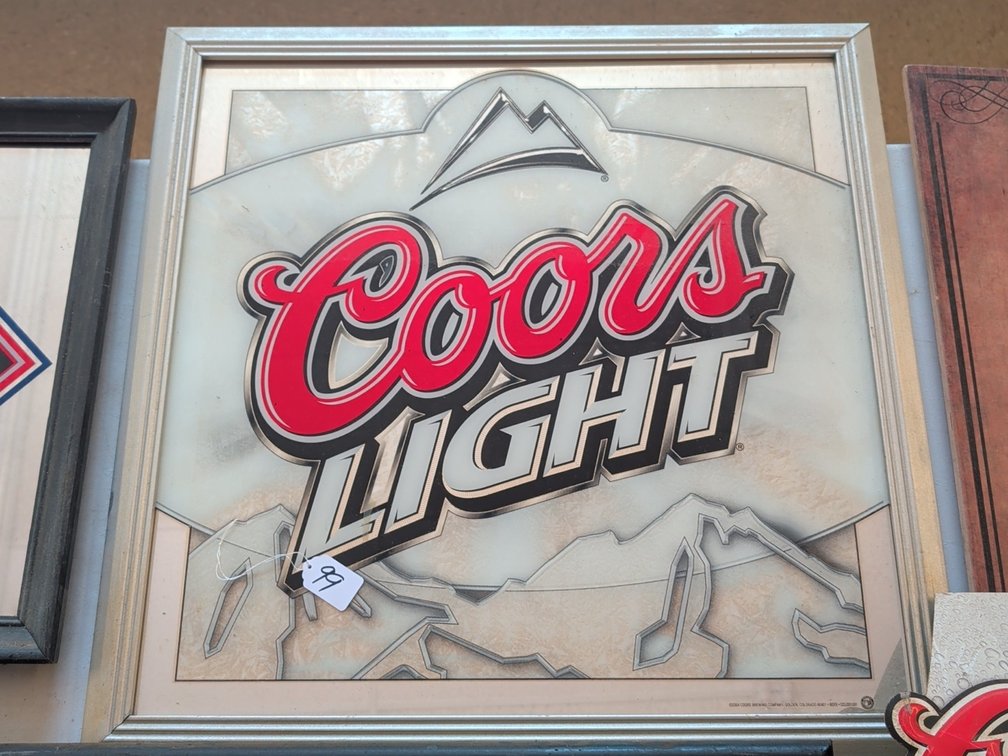 Coors Light mirror edge