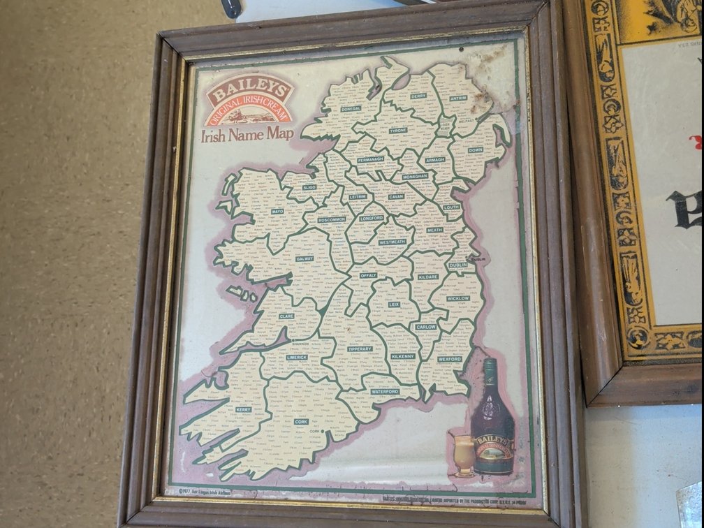 Bailey's Irish Map