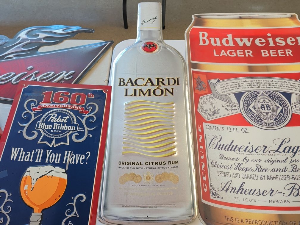 Bacardi Limon sign (2 in total)