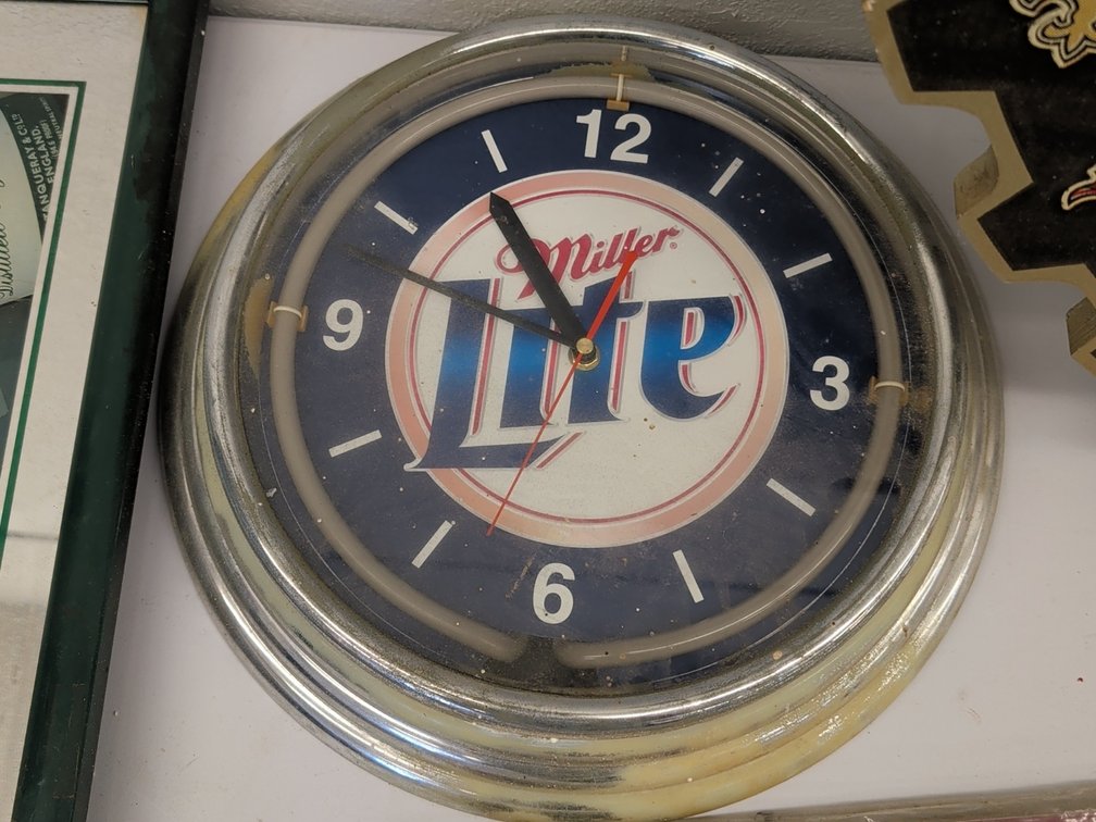 Miller Lite clock