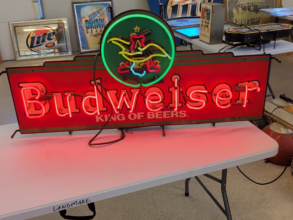 Budweiser King Of Beers neon sign