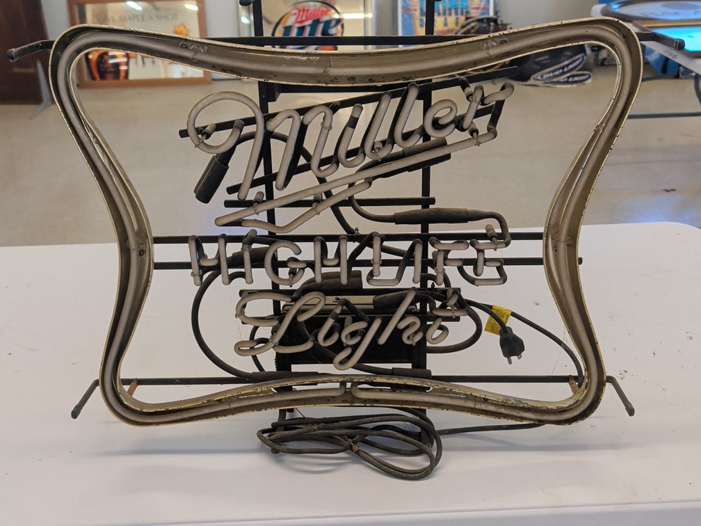 Miller Light neon
