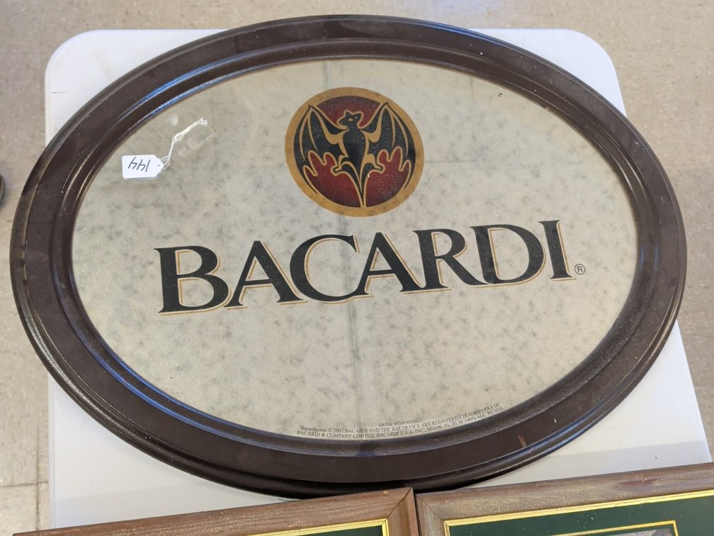 Bacardi mirror