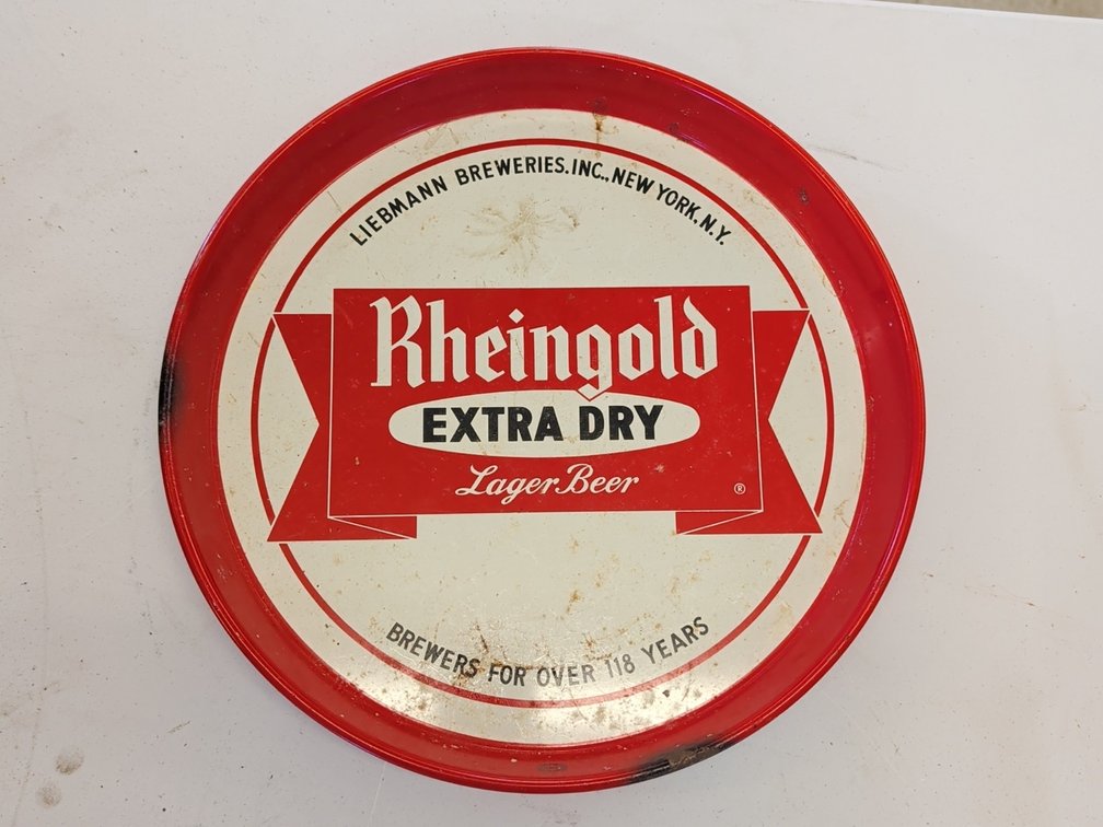 Rheingold beer tray