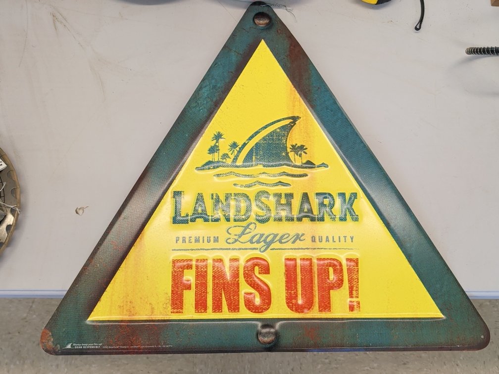 Landshark sign