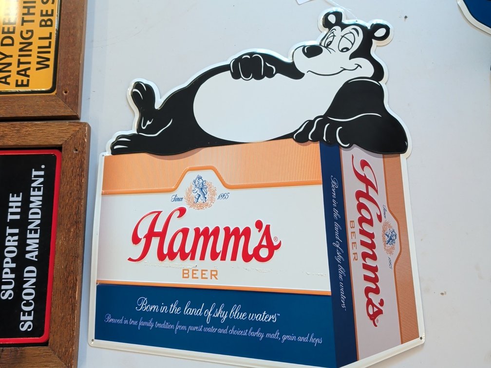 Hamm's beer sign