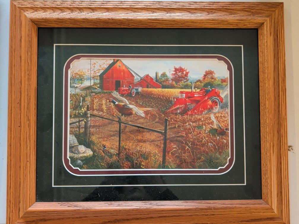 Farmall frames pheasant print