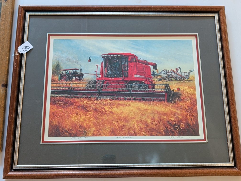 Revolution in the Harvest Chores Case IH print